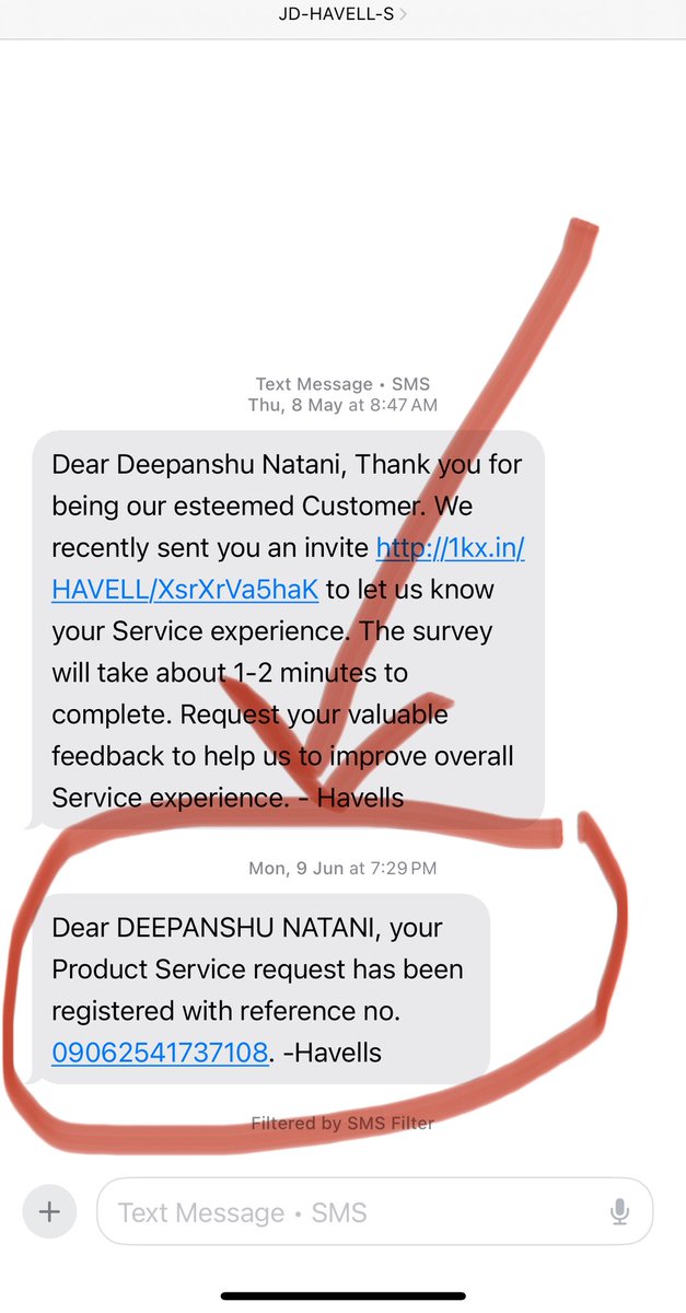 DeepanshuNatani's tweet photo. I bought a @LloydIndia AC from @havellsindia @HavellsCare360 .It broke in 2 months. It’s been 2 weeks of fake promises. Here’s my story:
I purchased a 1 ton 5star inverter split AC in April 2025. It stopped working on 9th June 2025, &amp; I immediately logged a complaint.#Havells 1/8 https://t.co/2XlGltV8vs