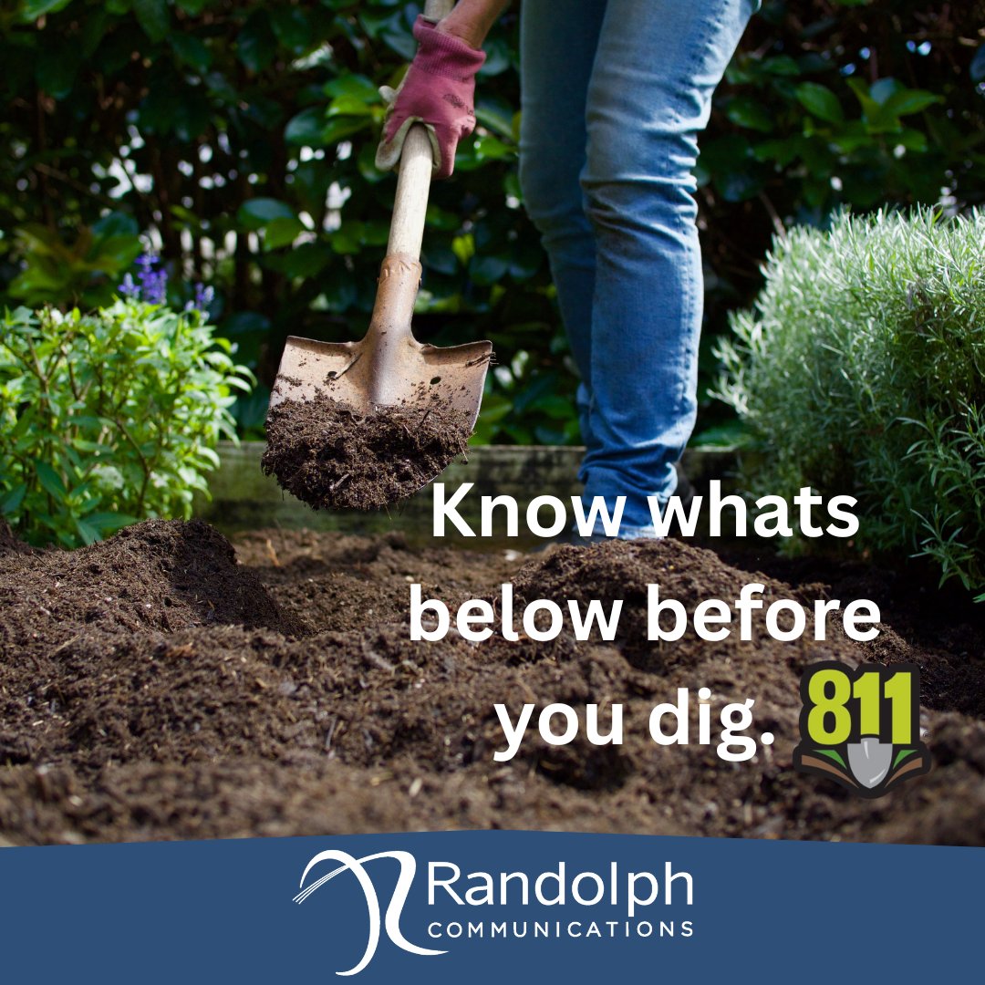 RTMC1954's tweet photo. Planning to do some yard work this summer? Please call 811 before you do any digging! A professional can come mark any underground utilities for you before you begin. Thank you for helping us prevent outages! https://t.co/JB1Lkd4HZP