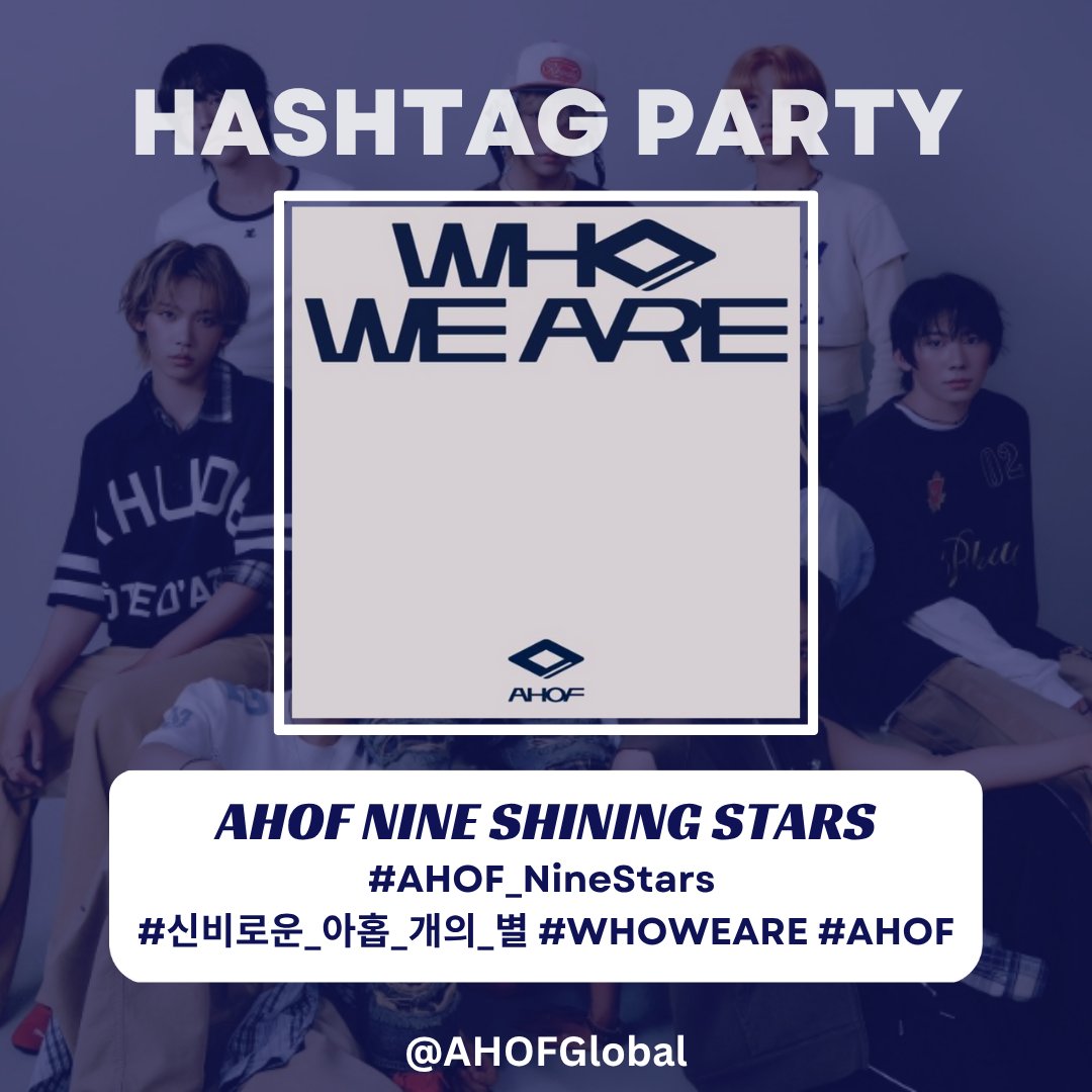 ✨THE MYSTERIOUS NINE STARS ✨

Are you guys curious about the mysterious stars 👀 What would be the meaning behind the stars?! Let's unleash it together! Use the tags and join the tag party!

AHOF NINE SHINING STARS 
#AHOF_NineStars  
#신비로운_아홉_개의_별  
#WHOWEARE #AHOF