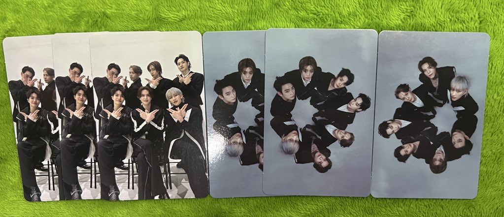 เปิดกิจค่ะ แจกเทรดดิ้งการ์ดรวม ทั้งหมด 6 ใบ แบ่งให้คนละ 1 ใบนะคะ เมนชั่นพร้อมแจ้งใบที่ต้องการได้เลยค่ะ เดี๋ยวเราสุ่มแจกวันเสาร์ค่ะ ค่าส่ง 40฿ ค่ะ