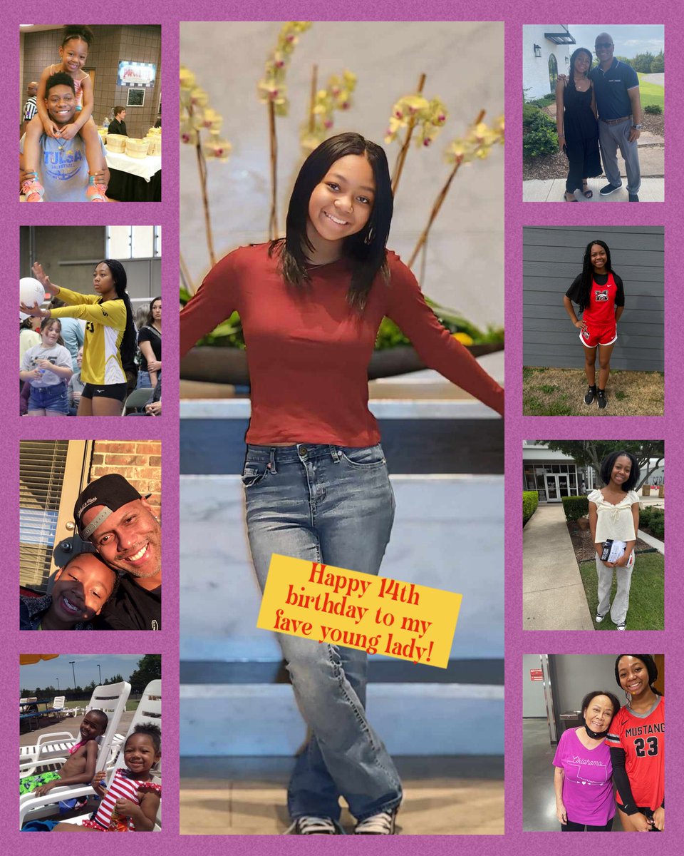 Their birthdays are two days apart the June babies is what we call them  the big 25 &amp; 14