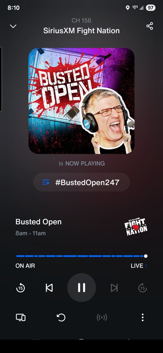 islanderttu's tweet photo. Give the fans what they want!! Time for @SIRIUSXM to get @BustedOpenRadio going 24-7.
#BustedOpen247 https://t.co/Dx1etWECkc