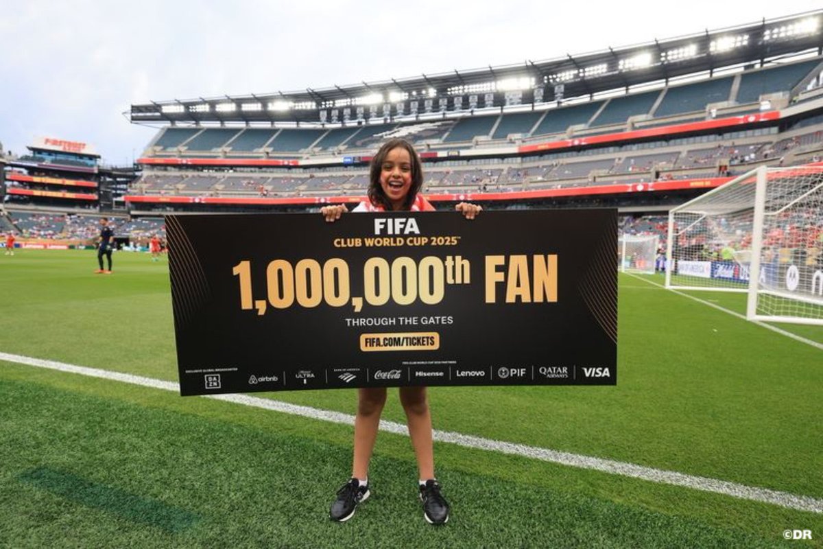 Morocco's Wydad AC Fan Becomes FIFA Club World Cup’s Millionth Spectator

rs.map.ma/4neYDw4