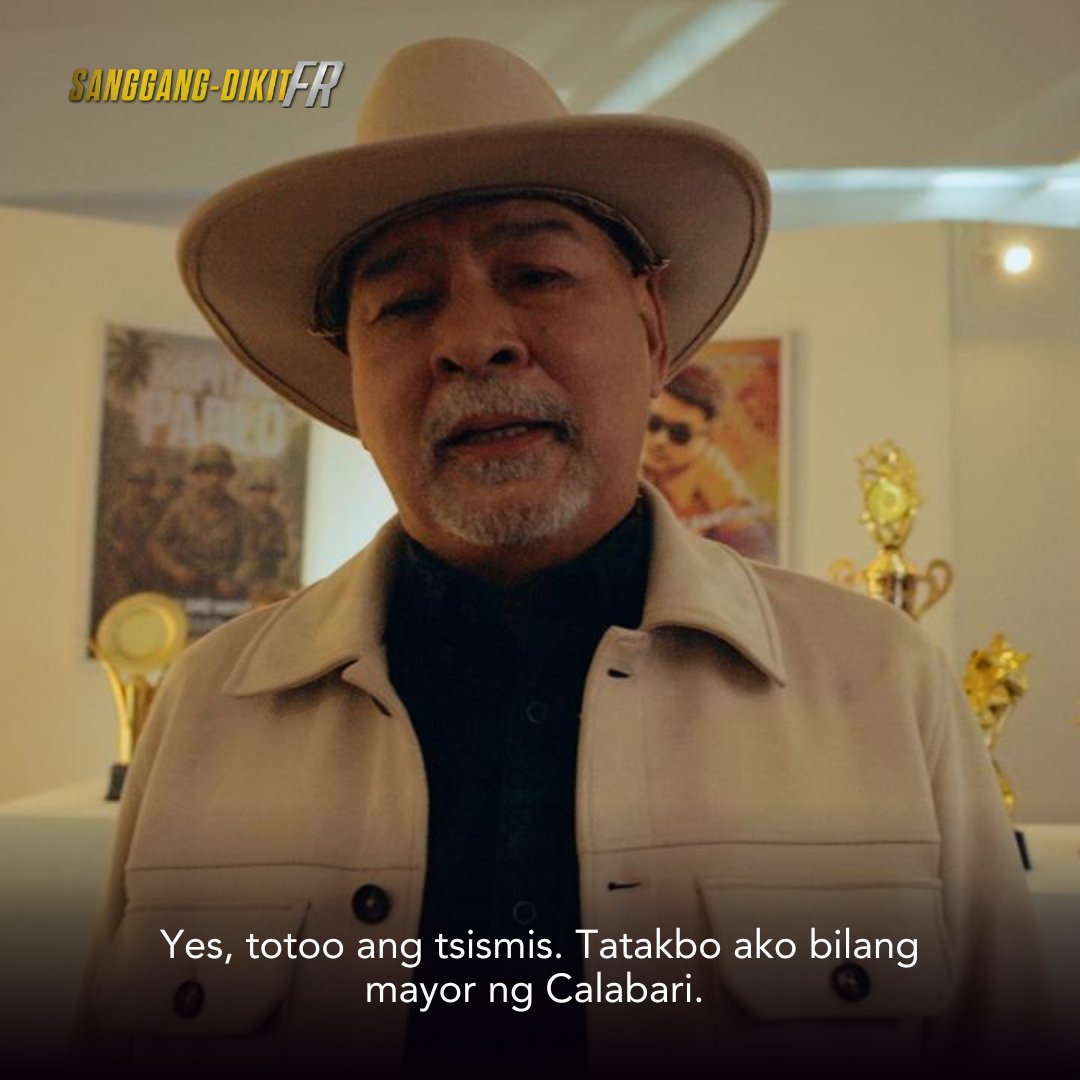 Graduate na si Victor sa pagiging action star kaya papasukin na n'ya ang pulitika! 

#SanggangDikitFR #AlTantay #Chanty