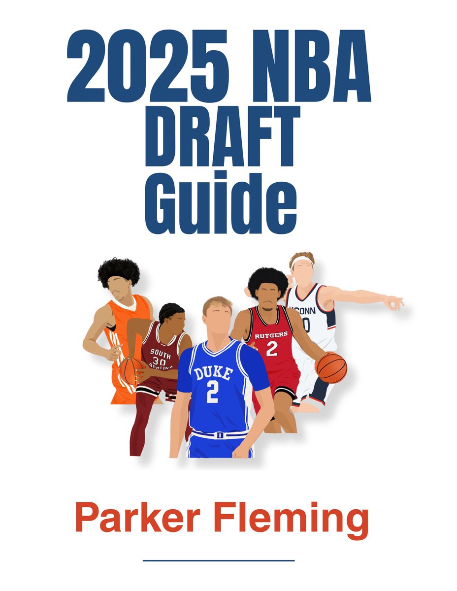 PAKA_FLOCKA's tweet image. My second NBA Draft Guide.
For the 2025 draft class, I have 60 single-page scouting reports, elevator pitches on the 61-75th players on my board, 4 takes on the class, my draft philosophy, and where I stand among the consensus.
Doing more and more draft work each year has been…