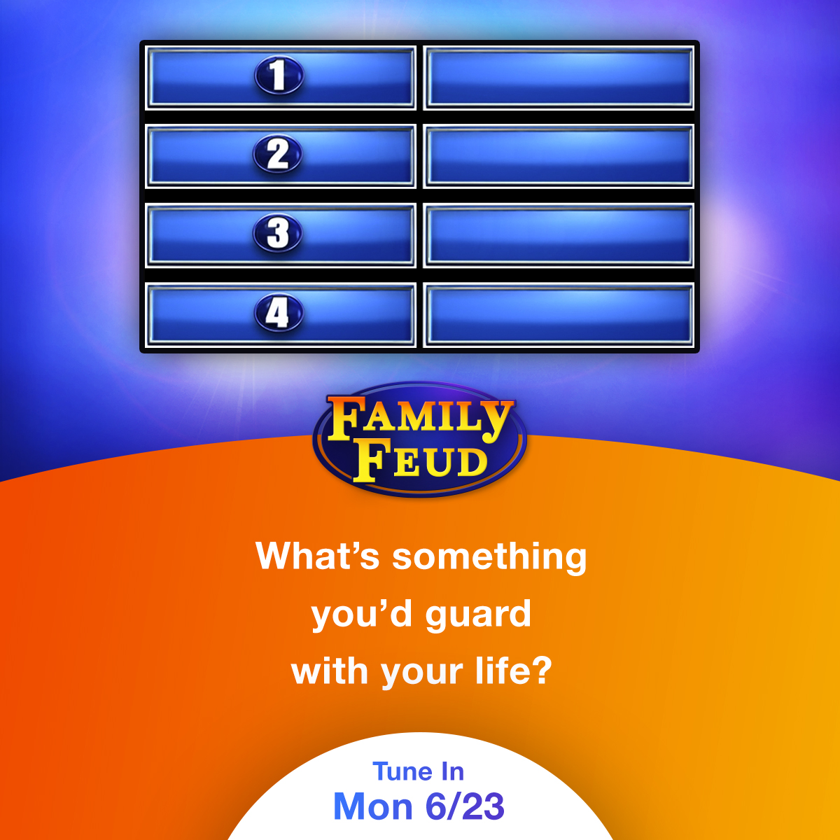 Can't wait to read your answers!  Watch Family Feud TONIGHT starting at 6pm on Atlanta69!