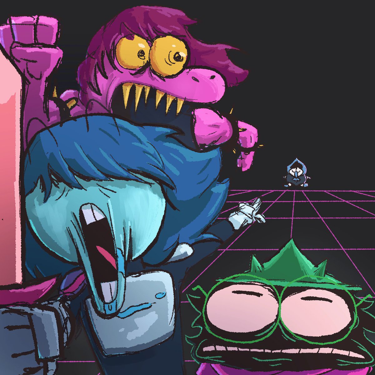 WHO IS THAT GUY? 
#deltarunefanart #DELTARUNE