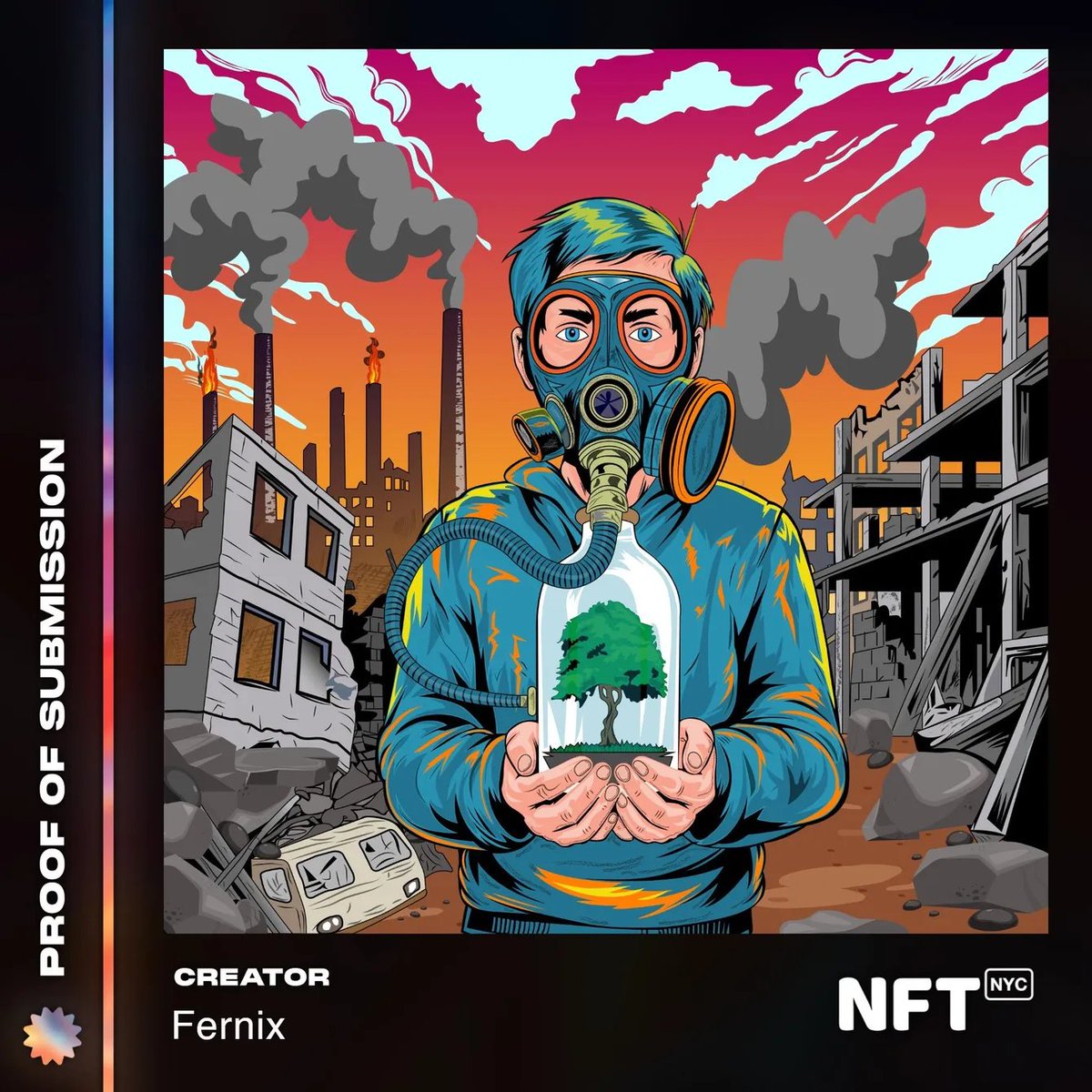 GM 🤘😎

Excelente lunes 🍃🍀

Hoy en día, estamos viviendo una fuerte tensión en el medio oriente que pudiese desatar una tercera guerra mundial y esperemos que no suceda

Este año decidí participar con esta obra: Echo of Nature en el #nftnyc2025 <a href="/NFT_NYC/">NFT.NYC</a>

Porque este arte?