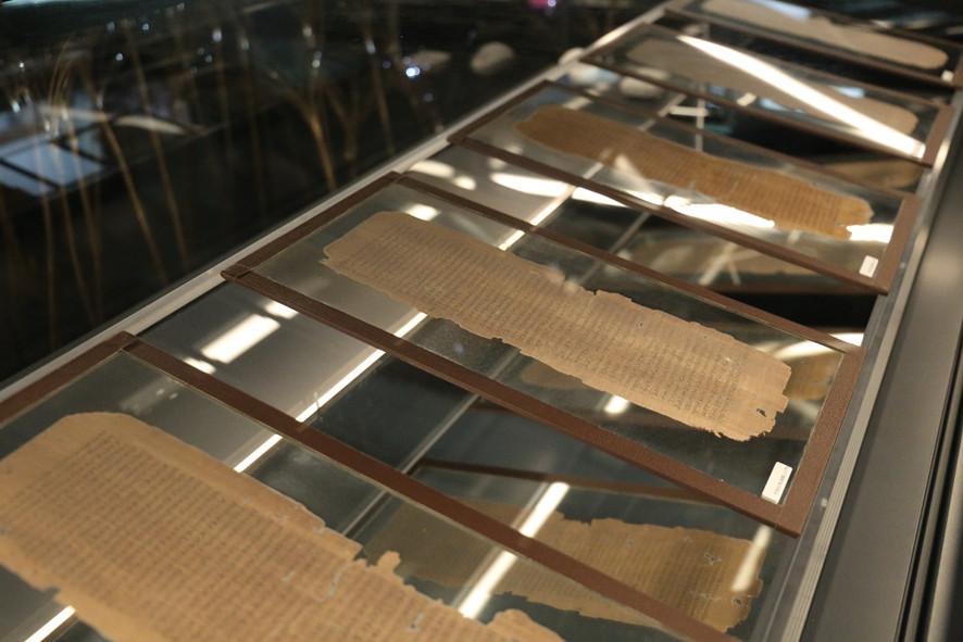 the_IAS's tweet image. 📜 Sofía Torallas Tovar from the School of Historical Studies has opened a new exhibition exploring the history and influence of Ezekiel’s Papyrus at @BNE_biblioteca, taking visitors on a journey that traverses both centuries and civilizations: ias.edu/news/ias-schol…