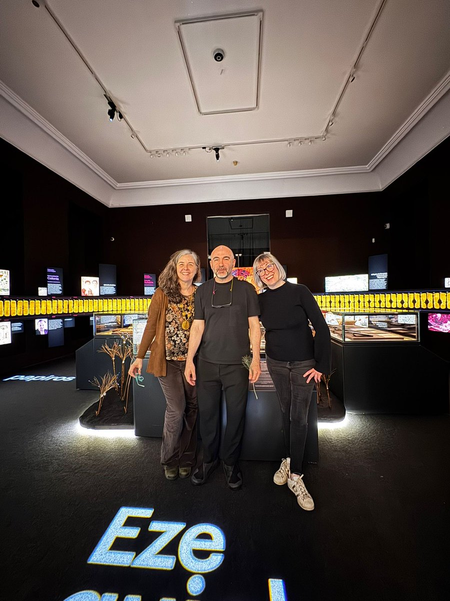 the_IAS's tweet image. 📜 Sofía Torallas Tovar from the School of Historical Studies has opened a new exhibition exploring the history and influence of Ezekiel’s Papyrus at @BNE_biblioteca, taking visitors on a journey that traverses both centuries and civilizations: ias.edu/news/ias-schol…
