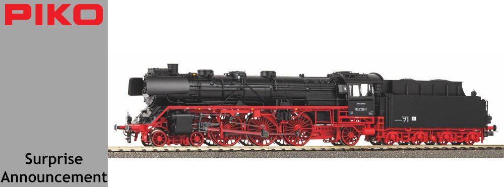 Piko Announce a Surprise New Item: A BR03 DR Steam Locomotive

Rebuilt to Last – Introducing the DR BR 03 2128-1 Steam Locomotive. A true classic of East German engineering returns to the rails in model form!

Find out more:

#piko #modeltrain #moselrailway #suppriseannouncement