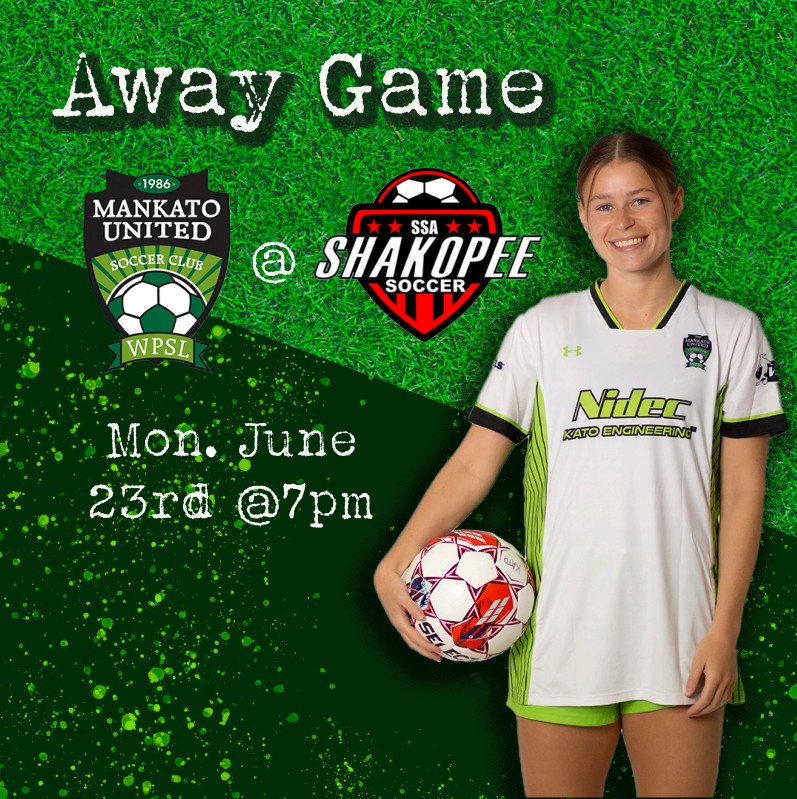 Away friendly @ Shakopee today.  Checking on streaming availability and will post an update on this thread if available.  #GoKato #HerGame  <a href="/EqualTimeSoccer/">Equal Time Soccer</a>  <a href="/Lights_Football/">Northern Lights Football</a>  <a href="/KEYCNewsNow/">KEYC News Now</a>  <a href="/Mankatonews/">Mankato Free Press</a>