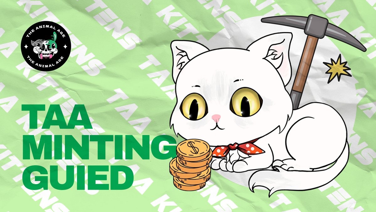 Ready to adopt a virtual kitten in the Metaverse? 🐱

🚀Check out TheAnimalAge's minting guide and bring home your adorable digital companion today! ✨#Metaverse #NFT #TheAnimalAge 

👉theanimalage.com/#/mint