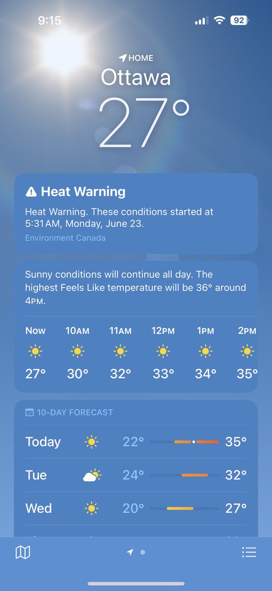 qbertblue's tweet image. It’ll be a hot time in the city today.