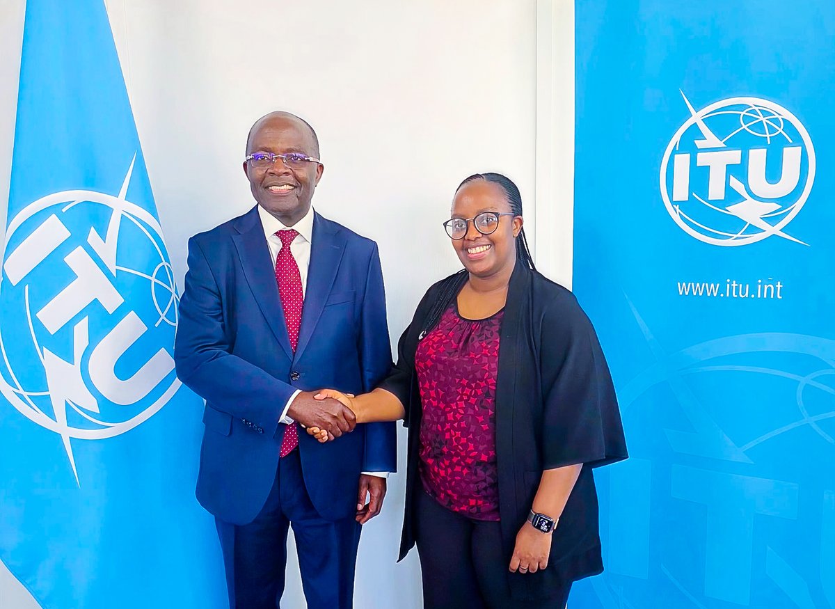 Cosmas Zavazava (@itubdtdirector) on Twitter photo Fruitful meeting with <a href="/estherkunda/">Esther Kunda</a>, DG of Innovation & Emerging Technologies at <a href="/RwandaICT/">Ministry of ICT and Innovation | Rwanda</a>🇷🇼. We explored how to harness existing initiatives & collaborations to strengthen local tech expertise & grow a vibrant innovation ecosystem, both in Rwanda & across the African region. Fruitful meeting with <a href="/estherkunda/">Esther Kunda</a>, DG of Innovation & Emerging Technologies at <a href="/RwandaICT/">Ministry of ICT and Innovation | Rwanda</a>🇷🇼. We explored how to harness existing initiatives & collaborations to strengthen local tech expertise & grow a vibrant innovation ecosystem, both in Rwanda & across the African region.