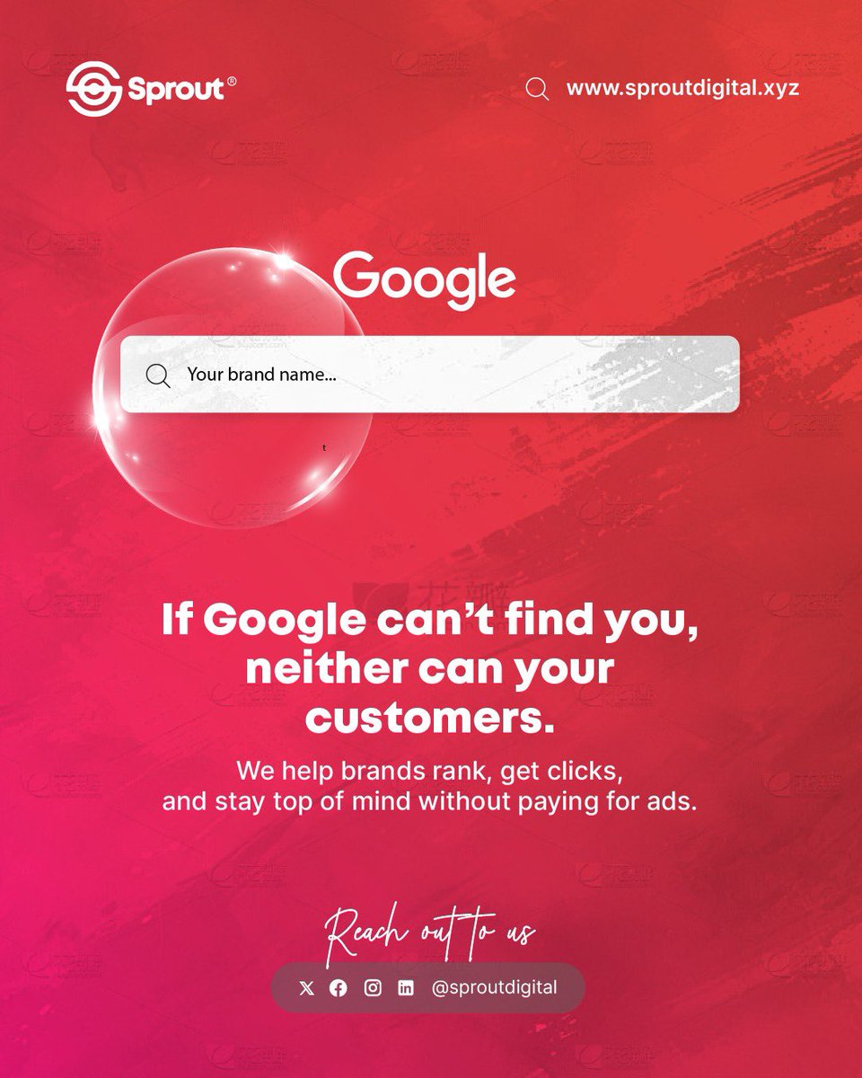 If Google can’t find you, your customers won’t either.
We help brands rank, get clicks &amp; stay top of mind no ads needed.

#SEO #MarketingTips #DigitalMarketing #OrganicGrowth #BrandVisibility
