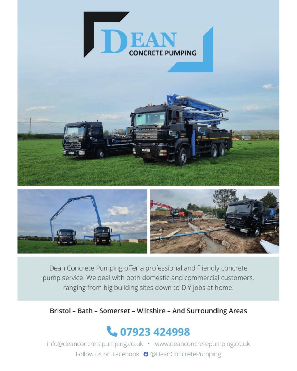 PlanningHBook's tweet photo. ⭐️ Recommended Supplier: Dean Concrete Pumping ⭐️

Dean Concrete Pumping provides a professional and friendly concrete pump service for both domestic and commercial projects. 

📞 07923 424998 https://t.co/9TVad3Pyho