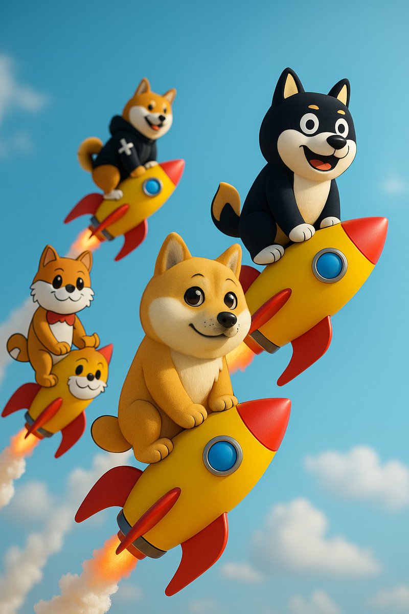 Good Morning ! 🦫
Some humans enjoy throwing bombs, I enjoy putting smiles on people's face 💛🐶💛 and sending Doge to the Moon ! ✨🚀