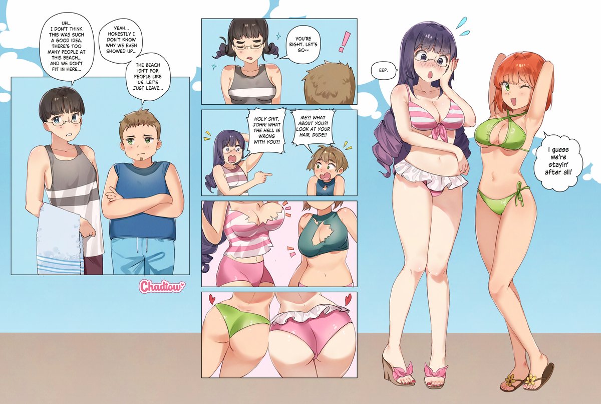 We got the first heat wave of the year! ☀️😎 I would so much rather be at the beach than at work!! Hope it's not too crowded~ 🥰