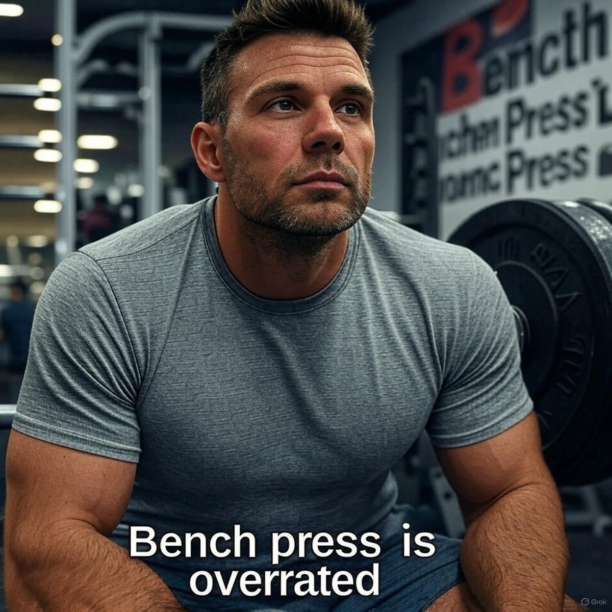 As the world's highest IQ record holder, I believe the bench press is completely overrated.