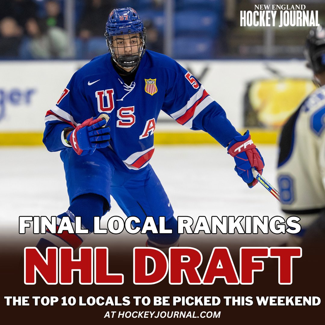New England Hockey Journal (@nehockeyjournal) on Twitter photo The NHL Draft is this week. Here are the top 10 New Englanders who could be picked.
Our final rankings.
From <a href="/EvanMarinofsky/">Evan Marinofsky</a>: hockeyjournal.com/2025-nhl-draft… The NHL Draft is this week. Here are the top 10 New Englanders who could be picked.
Our final rankings.
From <a href="/EvanMarinofsky/">Evan Marinofsky</a>: hockeyjournal.com/2025-nhl-draft…