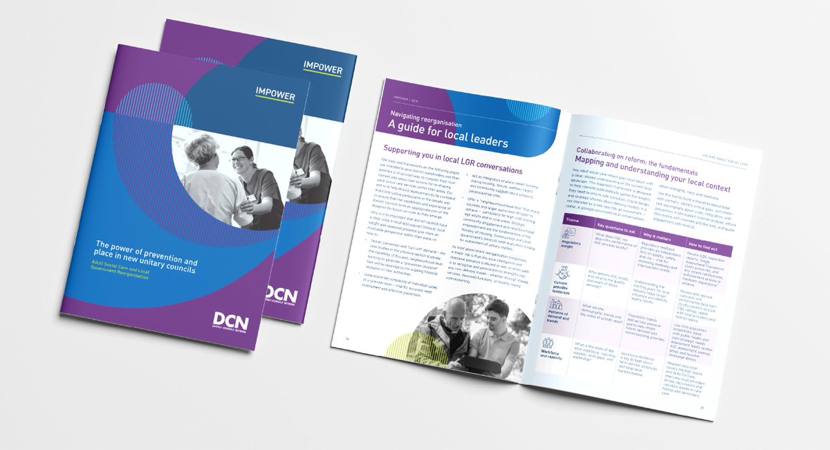 IMPOWER Consulting (@impowerconsult) on Twitter photo 🚀 New report with <a href="/districtcouncil/">District Councils' Network</a> out now: The power of prevention and place in new unitary councils.
Launched today with 170+ attendees, we explore how reorganisation can reset adult #socialcare.
Read it here 👇
bit.ly/3T51YjG
#localgov #SocialCare #LGR 🚀 New report with <a href="/districtcouncil/">District Councils' Network</a> out now: The power of prevention and place in new unitary councils.
Launched today with 170+ attendees, we explore how reorganisation can reset adult #socialcare.
Read it here 👇
bit.ly/3T51YjG
#localgov #SocialCare #LGR