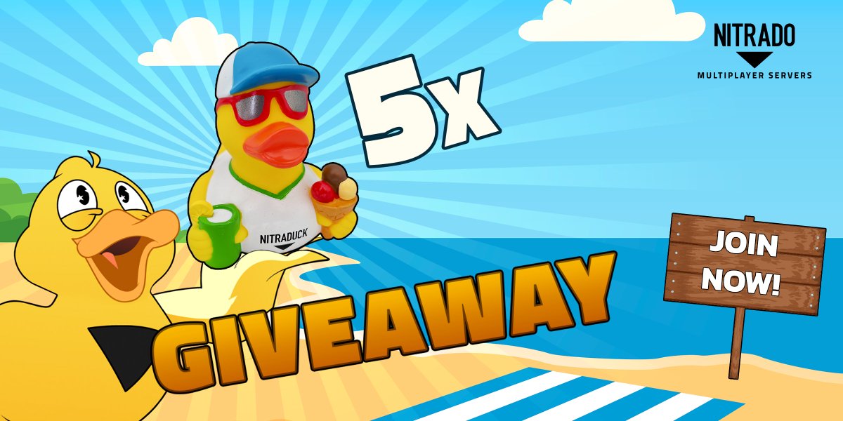 🌞 SUMMER’S HERE... AND SO ARE THE DUCKS! 🦆🎉
We’re diving headfirst into the sunshine season with a sizzling giveaway! ☀️🔥

Want to win one of FIVE ultra-rare Summer NitraDucks? 👀💛
They’re bright. They’re bold. They float (probably). And they’re ready to party all summer