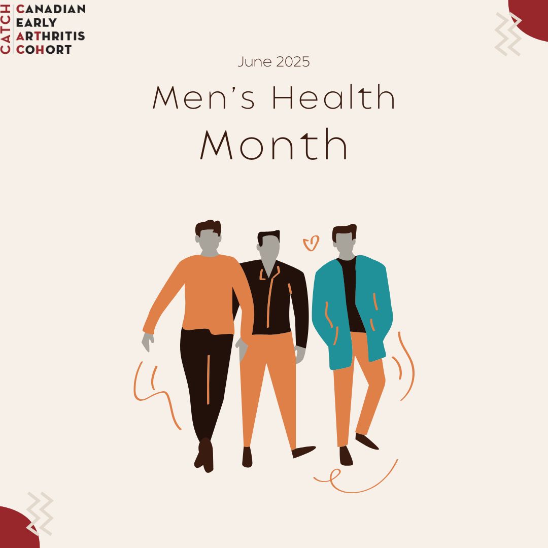 June is Men’s Health Month—and living with rheumatoid arthritis can look different for men. In our latest video, Dr. Orit Schieir shares CATCH findings on how treatment responses vary by sex. Tune in to learn what these differences mean and how they could inform your care.

Watch
