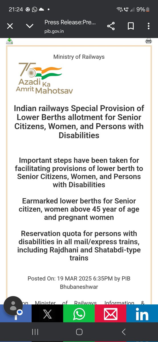 callkundan's tweet photo. @RailMinIndia @RailwaySeva @AshwiniVaishnaw sir this tickt book on 7may. 110 3ac seat was available.  75year Sr Citizen get upper birth 55 year Ladies get upper birth 34 year Ladies along with 2 small kids get middle..is this rules not allowed in this category. https://t.co/fyDGr7dK9J