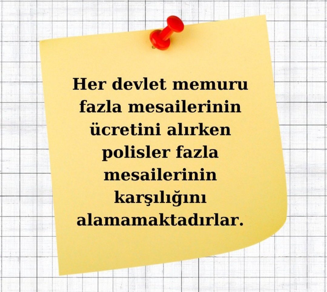 AkncBey68057231's tweet photo. Nasıl oluyor da diğer memurlara hak olan polise verilmiyor...
#TürkiyedePolisOlmak https://t.co/UR6WnYnvtA