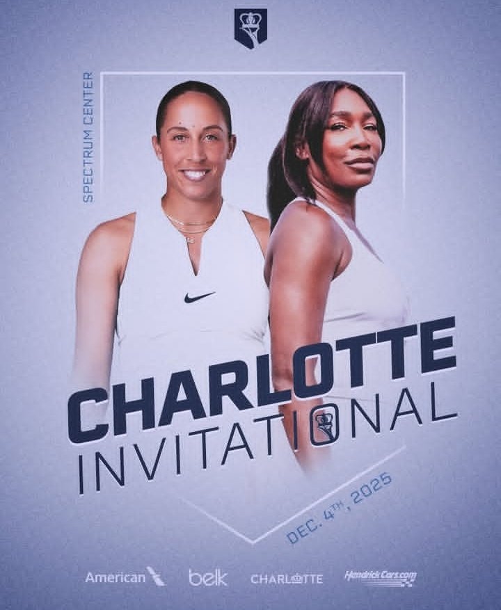 VeeSTARWilliams's tweet photo. Venus will take on Madison Keys in an exhibition match in December for the Charlotte invitational!! πΎπ¨
#CLTInvitational https://t.co/GfyLioBhOx