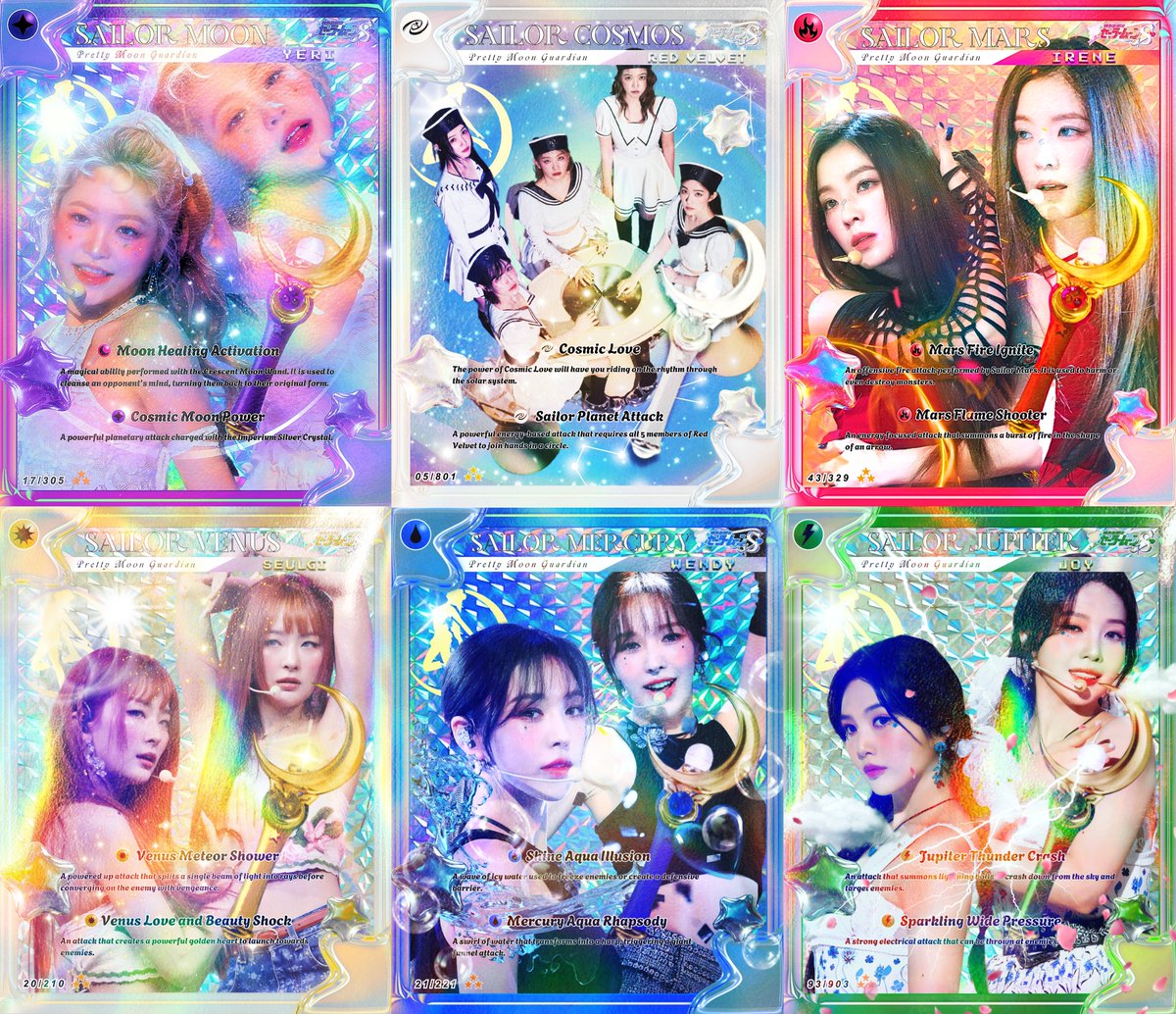 jelllyluvie's tweet photo. Sailor Moon x Cosmic Card Collection ⋆.˚ https://t.co/EH409guSiR