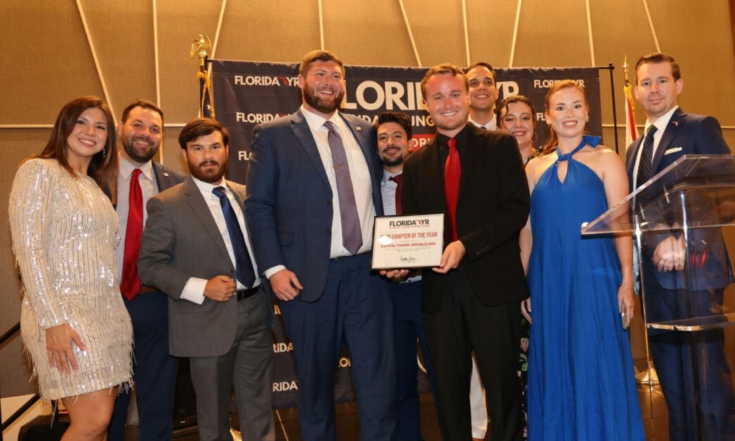 Capital Young Republicans (@capitalyrs) on Twitter photo Your Capital Young Republicans are honored to have been named the <a href="/FloridaYRs/">Florida Young Republicans</a> Chapter of the Year!
Our members work hard every day to fight for conservative wins.
We pledge to keep putting points on the board in our state’s Capital.
Thank you for your attention to this matter! Your Capital Young Republicans are honored to have been named the <a href="/FloridaYRs/">Florida Young Republicans</a> Chapter of the Year!
Our members work hard every day to fight for conservative wins.
We pledge to keep putting points on the board in our state’s Capital.
Thank you for your attention to this matter!