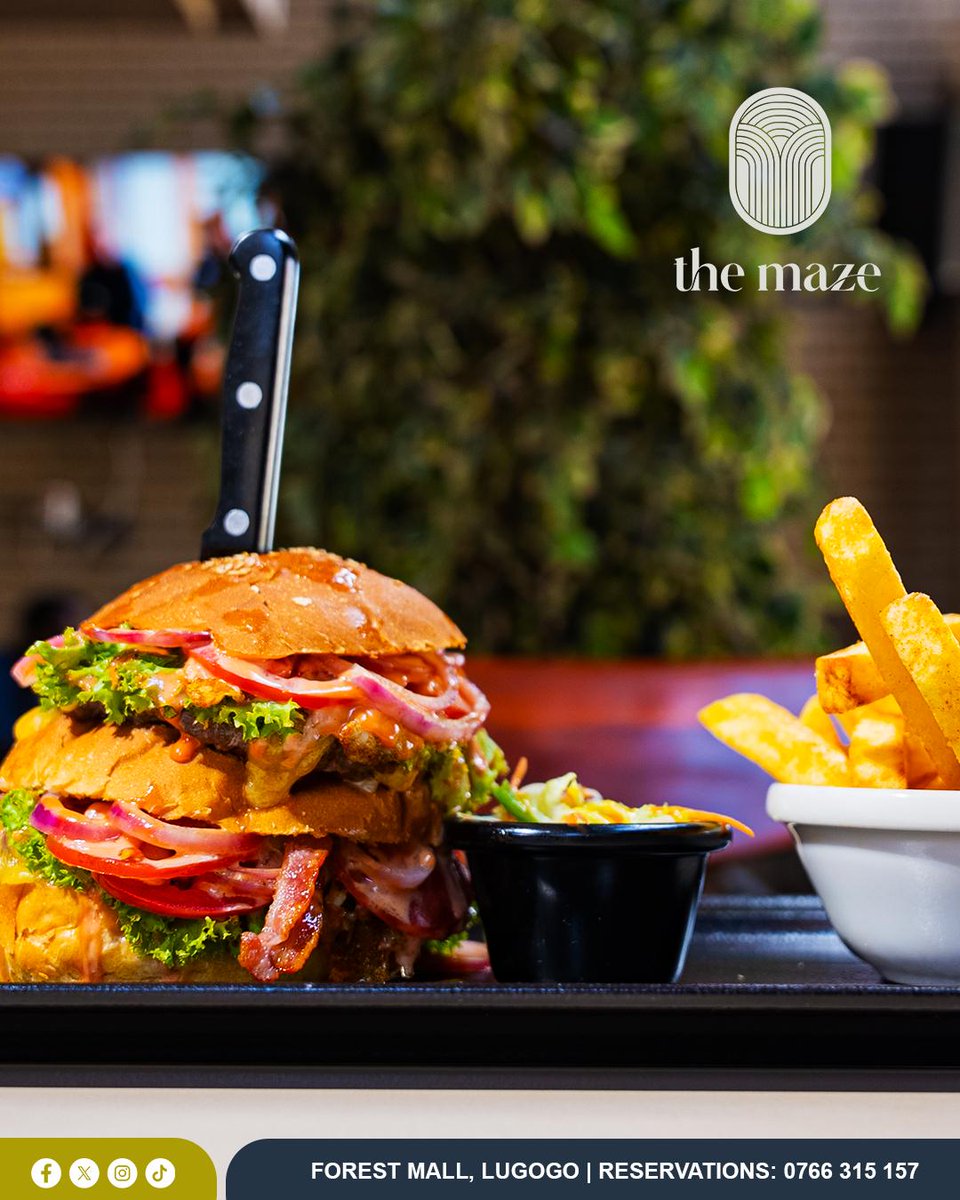 Because burgers taste better after sunset..

Slide into Maze Forest Mall for that evening bite. #BurgerNights #mazeforestmall #foodlover #klaresturantweek