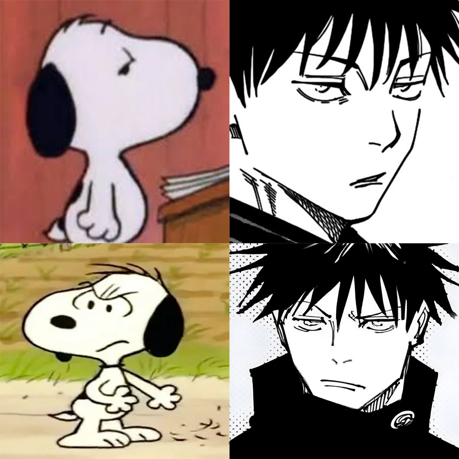 megfushiguros's tweet photo. spreading my snoopy megumi agenda https://t.co/YzzgSQ0rCq