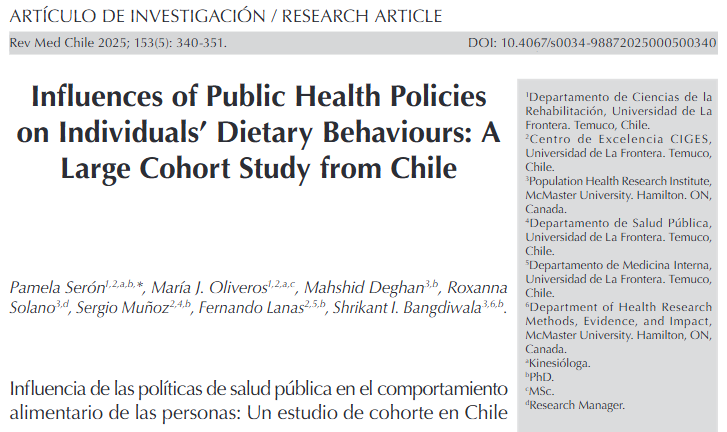 Alertas de Ciencia 🛰️ (@metodologica_cl) on Twitter photo 🇨🇱 Investigadores chilenos hallaron que, diez años después de la ley de etiquetado de alimentos de 2012, sólo un tercio de los adultos mejoró sus hábitos alimenticios, especialmente mujeres con alta educación y problemas de salud.
Paper: dx.doi.org/10.4067/s0034-… 🇨🇱 Investigadores chilenos hallaron que, diez años después de la ley de etiquetado de alimentos de 2012, sólo un tercio de los adultos mejoró sus hábitos alimenticios, especialmente mujeres con alta educación y problemas de salud.
Paper: dx.doi.org/10.4067/s0034-…