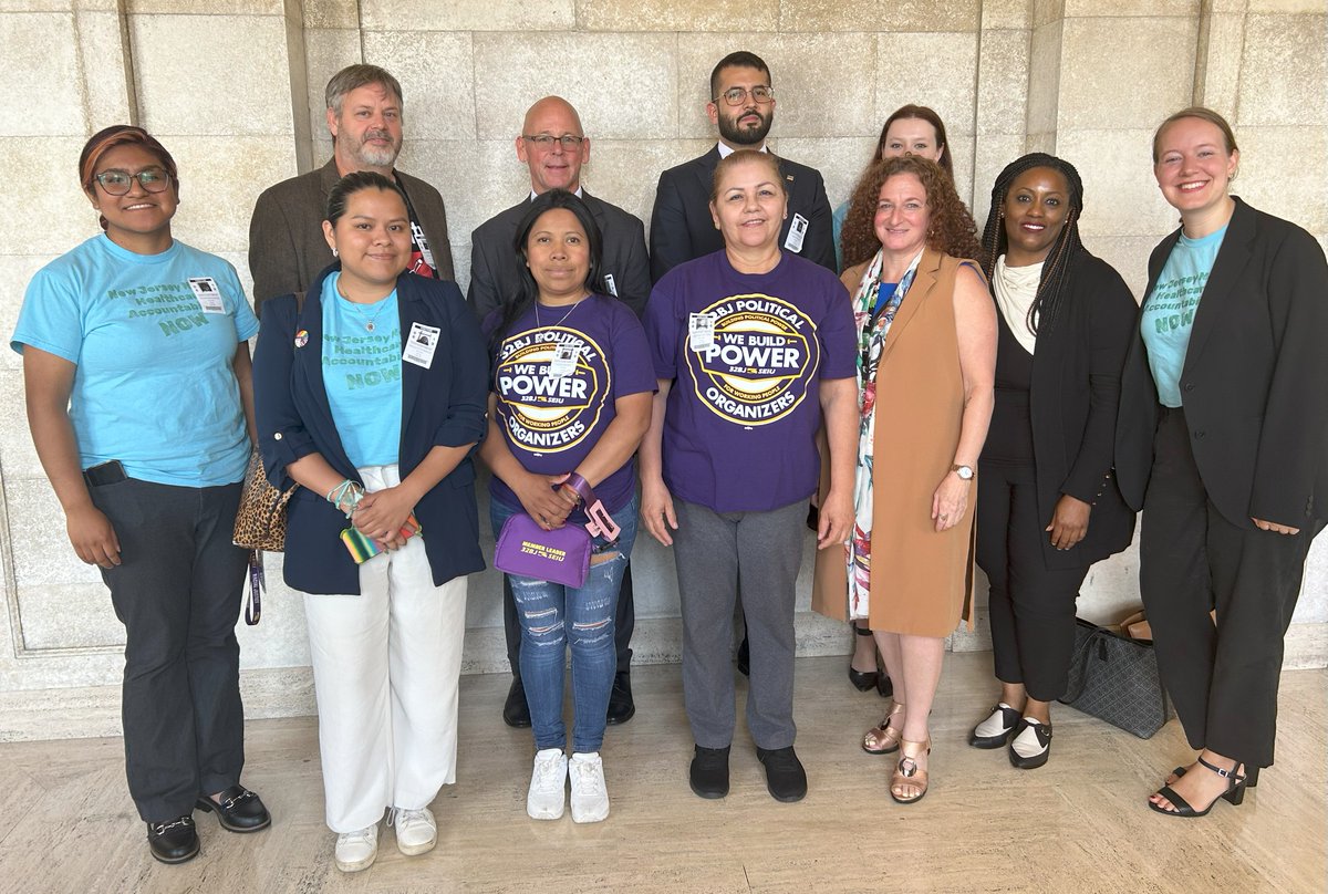 C4AH_NJ's tweet image. ICYMI: On Thursday, the Assembly Finance and Insurance Committee took the first step in addressing NJ’s healthcare affordability crisis, by advancing A-5376! @32BJNewJersey, @NJEA, @NJSPBA, @CWADistrict1, @NJCitizenAction and @ruaaup were on hand to show their support!