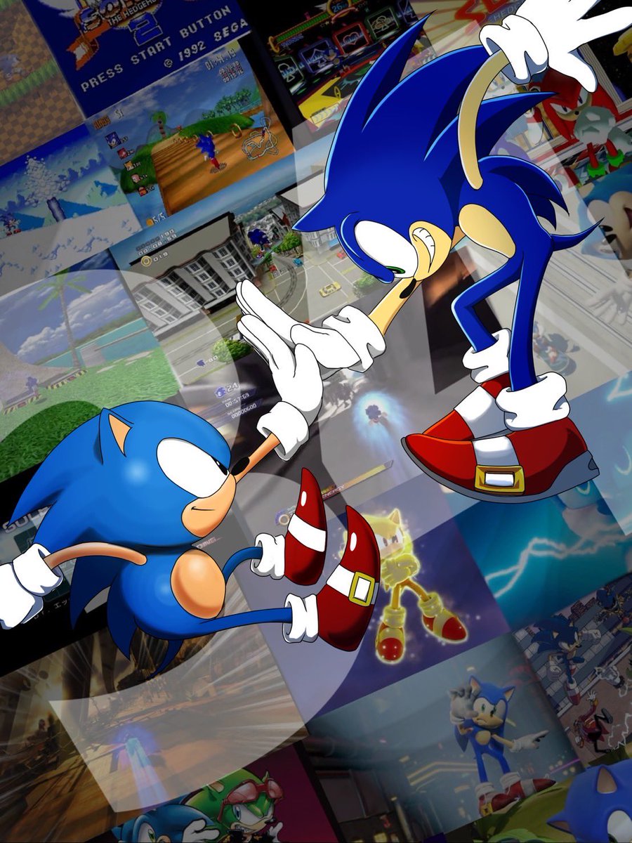 OxVet3's tweet image. 遅くなったけど
ソニックお誕生日おめでとう！
#ソニックバースデー2025
#ソニかつ
#sonicfanart