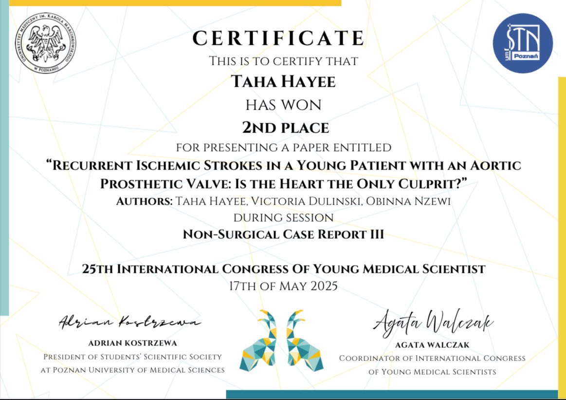 tahahayee's tweet photo. I had the great pleasure of presenting my non-surgical case report and was honored to have received second place in my session! https://t.co/elf2l0aguF