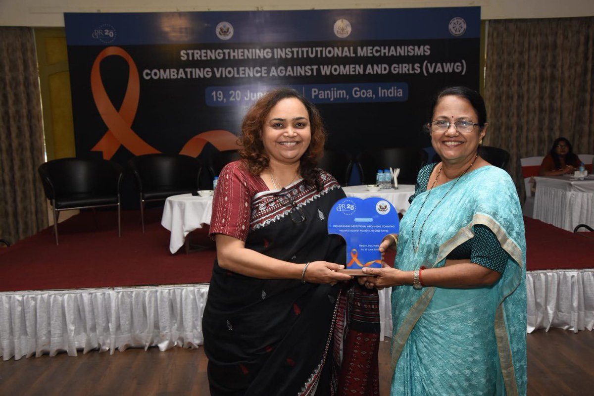 Rnetism's tweet photo. Sonali Patankar, our Founder &amp; CEO, spoke at a 2-day workshop in Goa focused on strengthening policies &amp; systems to combat violence against women &amp; girls. She emphasized digital safety &amp; emotional support as key to ending online abuse. 

#VAWG #CyberWellness #GSCW #CPPR https://t.co/DW5iD27lmz