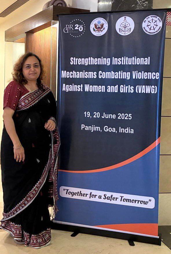 Sonali Patankar, our Founder &amp; CEO, spoke at a 2-day workshop in Goa focused on strengthening policies &amp; systems to combat violence against women &amp; girls. She emphasized digital safety &amp; emotional support as key to ending online abuse. 

#VAWG #CyberWellness #GSCW #CPPR