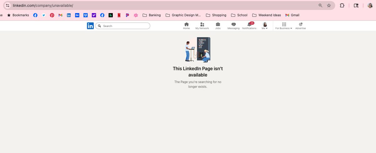 I can’t get a single business page to load this morning on LinkedIn. Is anyone else having this issue? #LinkedInDown