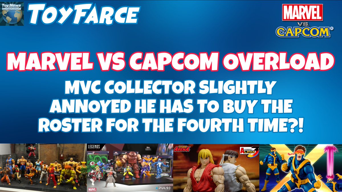 BREAKING NEWS:
MARVEL VS CAPCOM OVERLOAD - MVC COLLECTOR SLIGHTLY ANNOYED HE HAS TO BUY THE ROSTER FOR THE FOURTH TIME?!
toynewsi.com/484-58469

#toyfarce #marvelvscapcom #streetfighter #xmen #marvellegends #jadatoys #hasbro #stormarena #bandai #shfiguarts