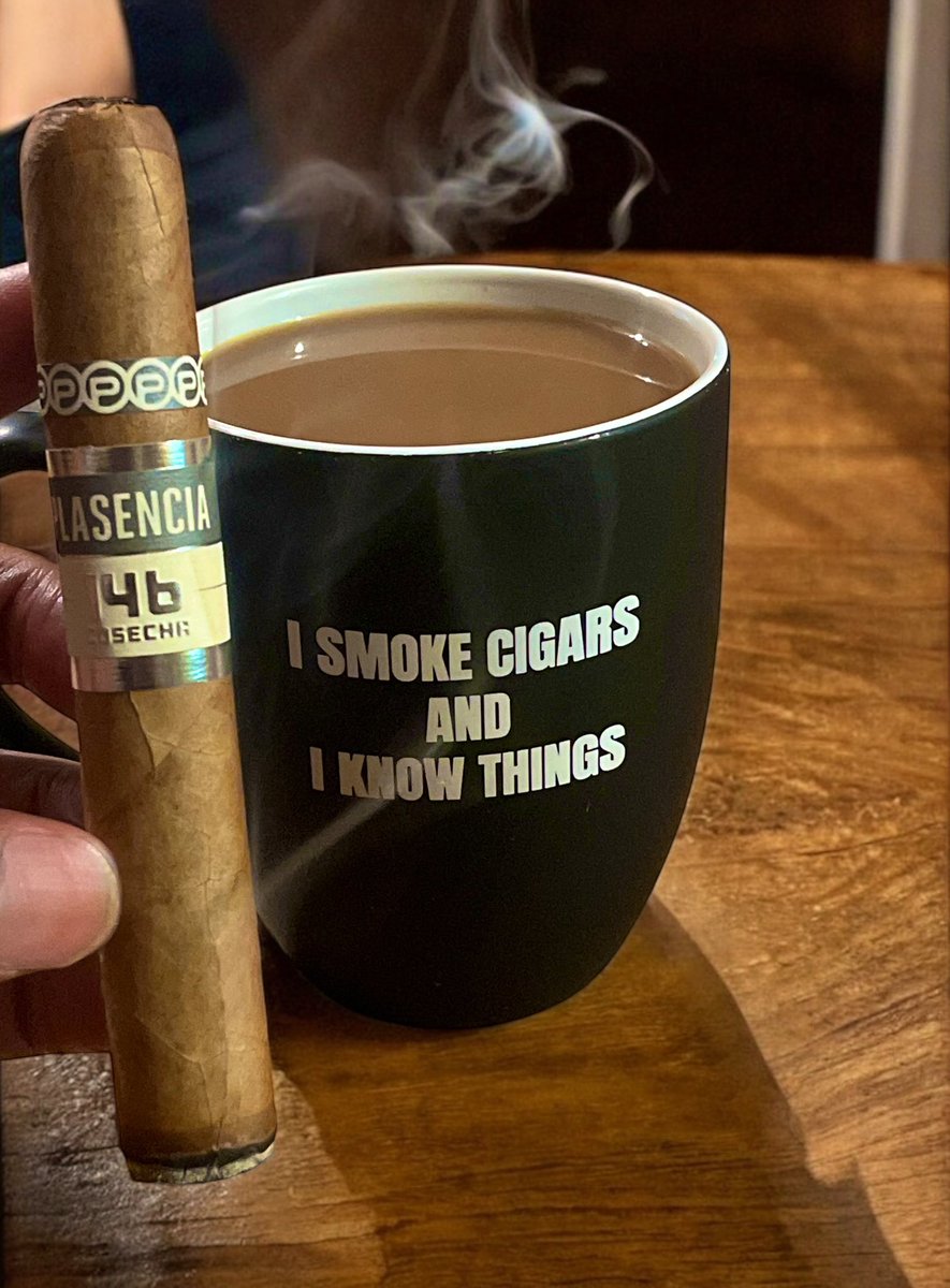 Good morning to all! Starting the day with a delicious Plasencia Cosecha 146 San Luis, perfectly paired with a fresh cup of coffee. #CigarLifeStyle