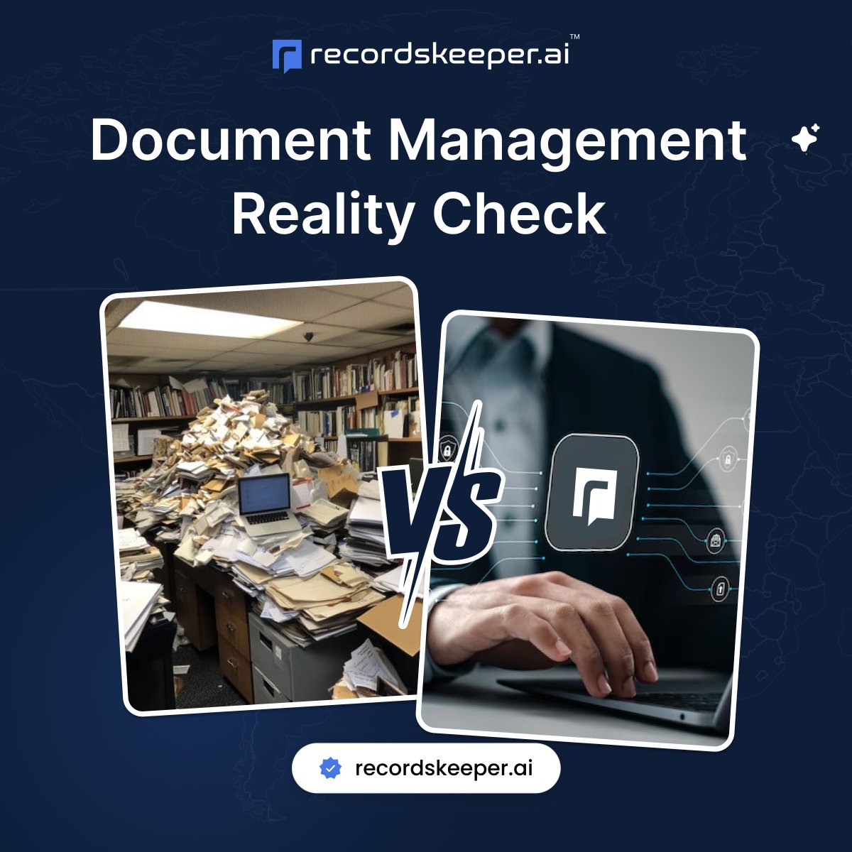 records_keeper's tweet photo. Missing deadlines, buried files, compliance stress - sound familiar?

Plot twist: https://t.co/AcUPt3Ve3N turns this around:

85% less manual work
3-second file retrieval
ChatGPT-style search
Smart auto-categorization

#DocumentChaos #AIAssistant #Productivity #RecordsManagement https://t.co/70l6m10utQ