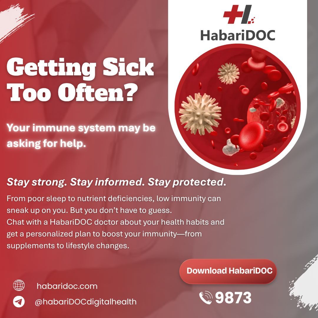 Catching a cold every other week?
 
Your immune system might be trying to tell you something.
From poor sleep to nutrient deficiencies, low immunity can sneak up on you.....