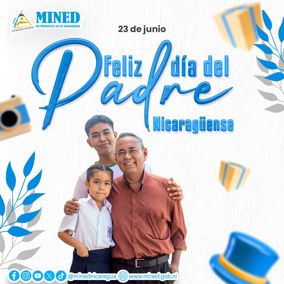 23 de junio | Día del Padre Nicaragüense 👔👨🏼‍💼

“Un padre tiene la sabiduría de un maestro y la sinceridad de un amigo.”

¡Felicidades a todos los padres nicaragüenses en su día! 🥳