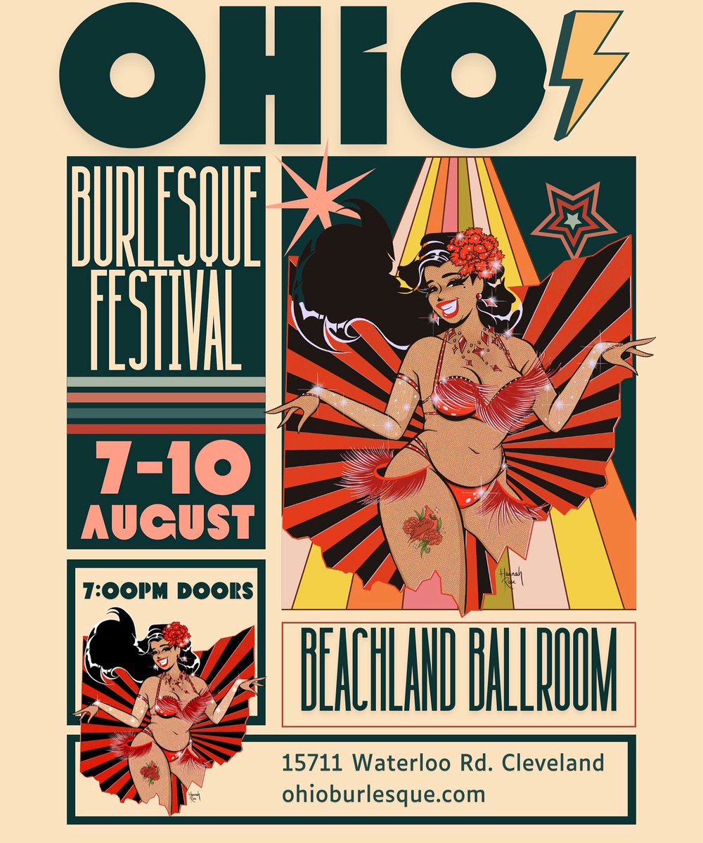 🔥GLAMOUR. GLITTER. UNFORGETTABLE NIGHTS.🔥
The 13th Annual International Ohio Burlesque Festival hits the stage August 7–10 at @beachlandcle 
🎟️ Tickets just $30 in advance 
💃 3 nights. Global talent. Pure magic.

👉 Get all the details + tickets at ohioburlesque.com
