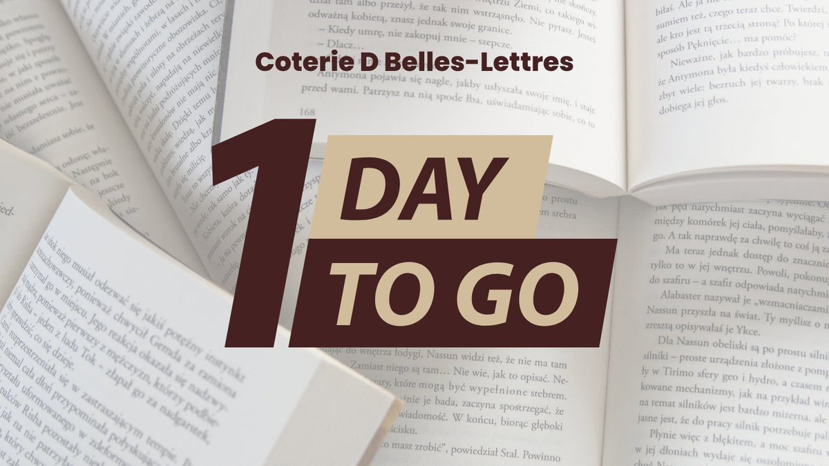 🕰️ 1 day to go!
The wait is almost over—your chapter begins tomorrow.
Pen your passion, join the movement. ✍️
#CDBLRecruitment #LitrisisHome