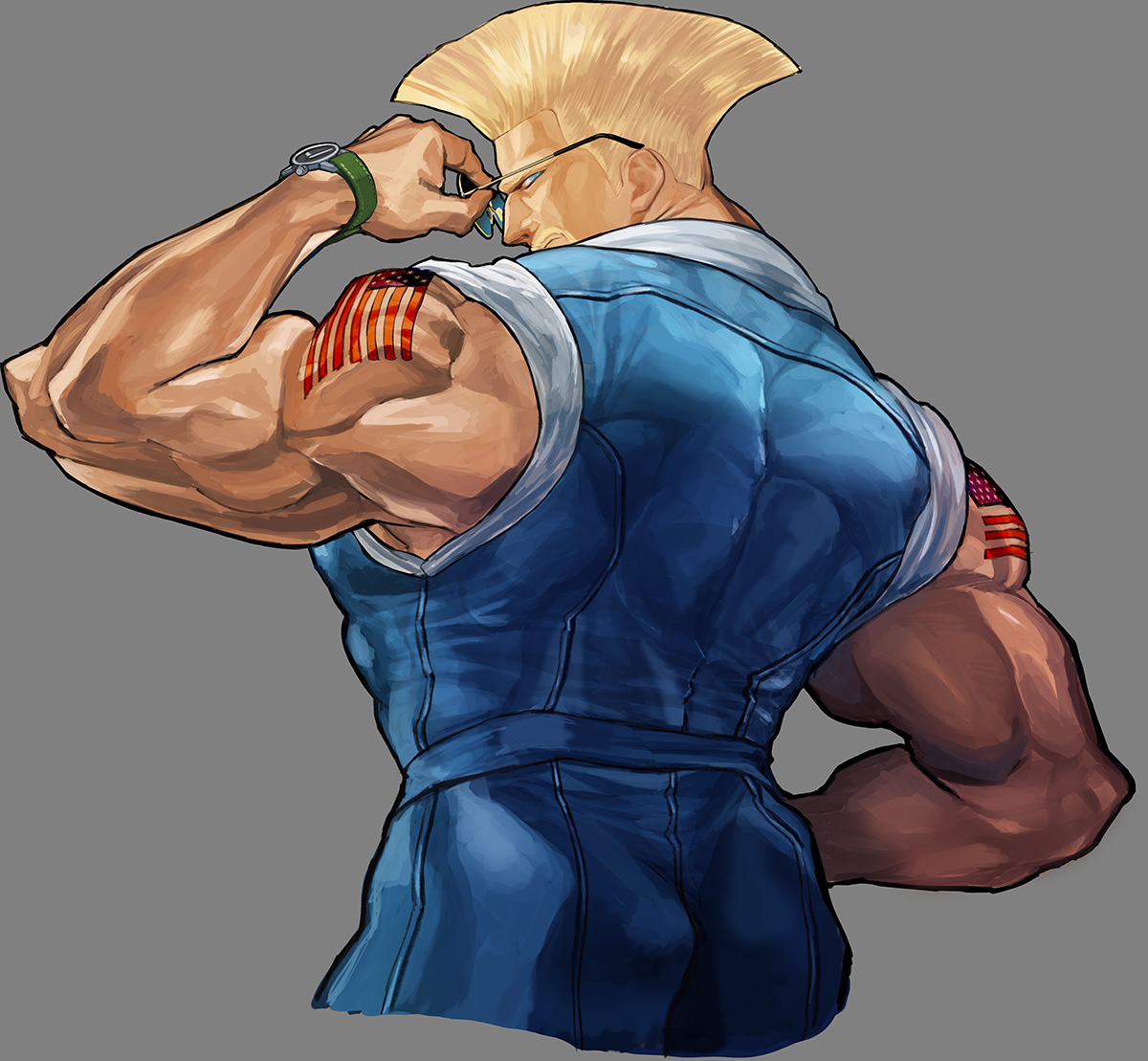 「#スト6イラストコンテスト2 #SF6ArtContest2 ガイルさんを描きま」|えど開店休業のイラスト